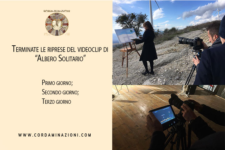 Terminate le riprese del videoclip di "Albero Solitario", omaggio alla grande pittrice lucana Maria Padula per chitarra classica e chitarra battente composto dal maestro Angelo Gilardino. Nel cast l'attrice materana Anna Rita Del Piano